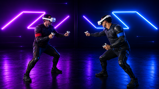 Arena de realidad virtual mixta