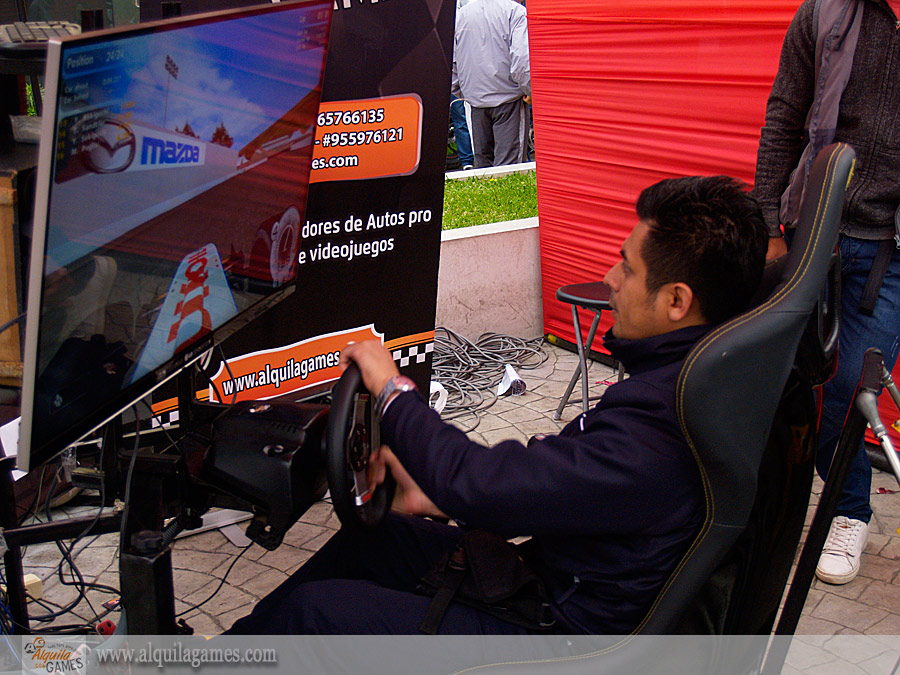 Simulador de Autos PRO 4D con movimiento real - in-game advertising