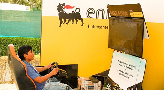 Simulador de Camion Perumin 2015 Lubricantes ENI