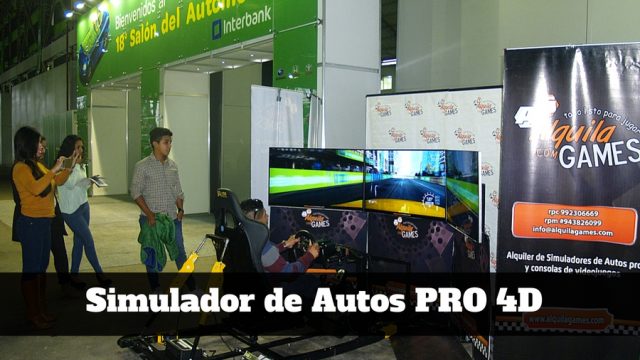 Simulador de Autos PRO 4D con movimiento real - Interbank