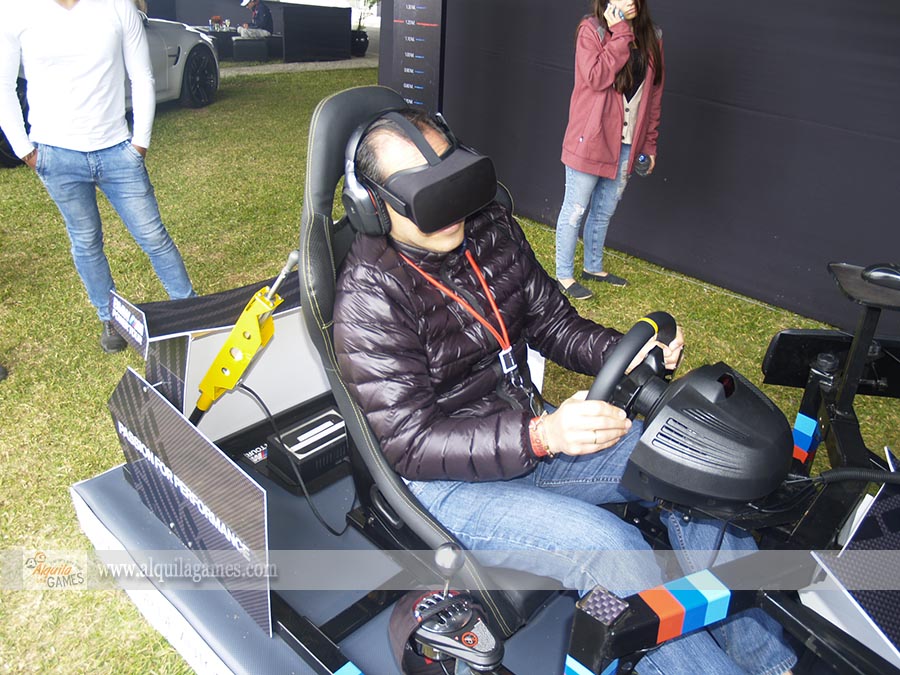 Simulador de Autos PRO 4D VR con Realidad Virtual en el BMW M Power Tour