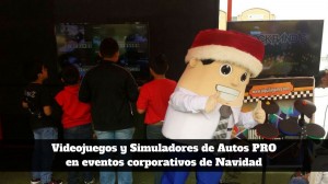 Videojuegos y simuladores de autos PRO en eventos corporativos de Navidad