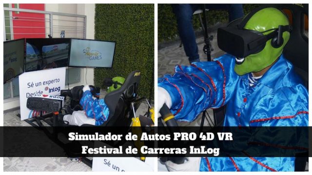 Simulador de Autos PRO 4D con movimiento real y realidad virtual