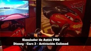 Simulador de Autos PRO con Cars 3 de Disney