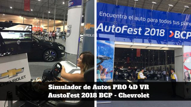 Simulador de Autos PRO 4D - Eventos - AutosFest BCP - Chevrolet