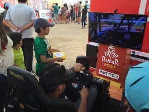 Simulador de Autos PRO 4D VR - Feria Rally Dakar Perú